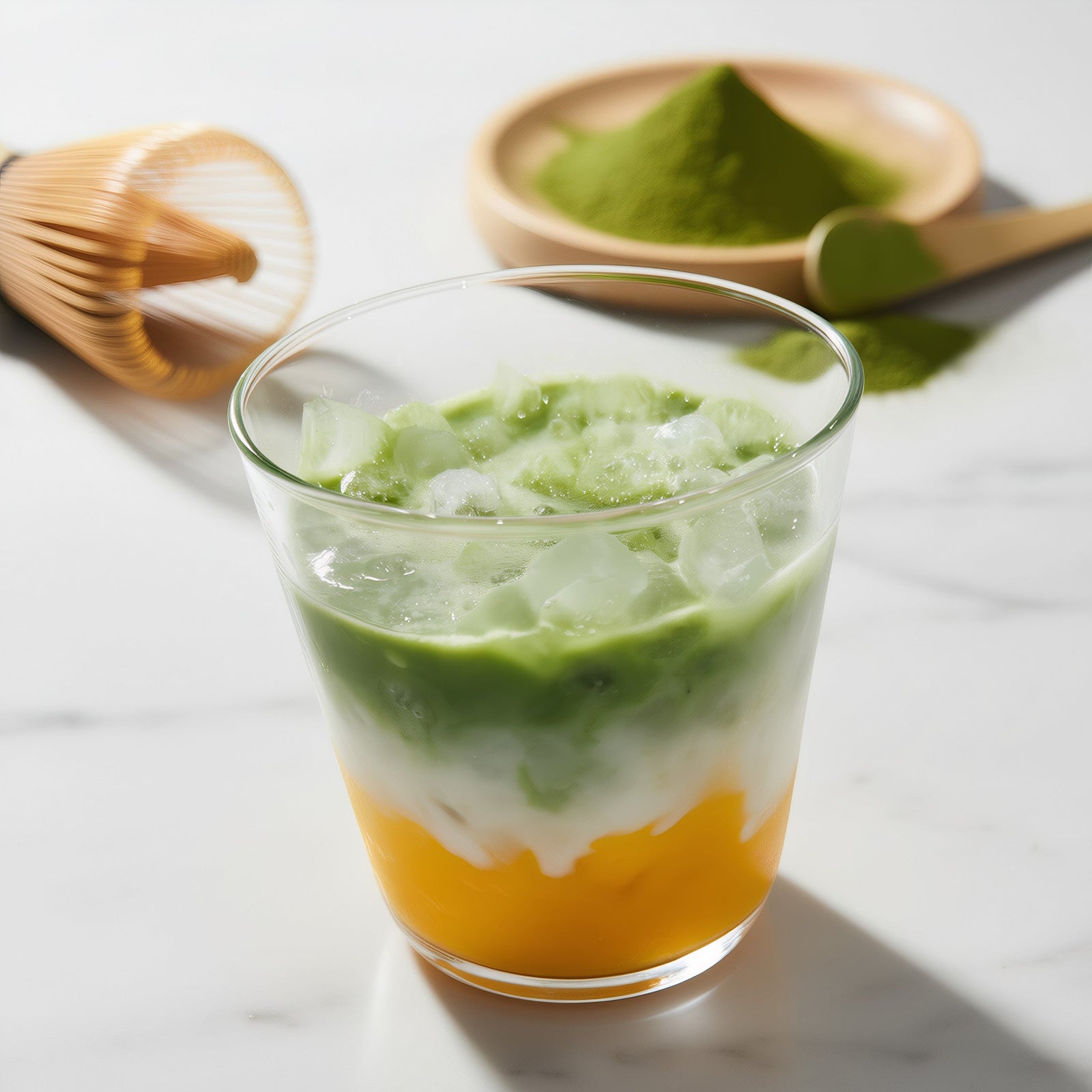 Iced Mango Matcha